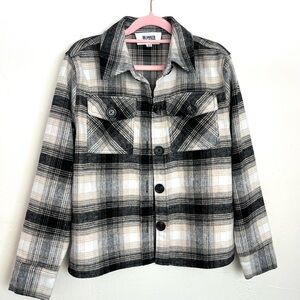 Steve Madden Plaid Jacket